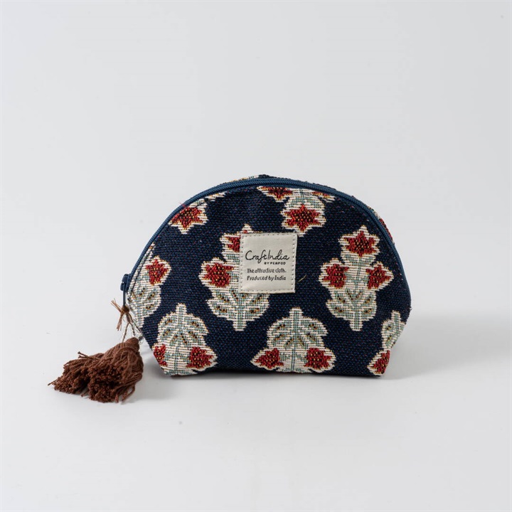 【Craft India】ジャガードミニポーチ