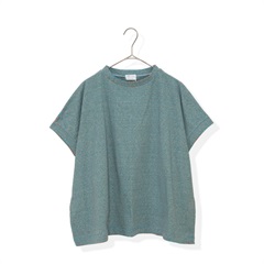 【AUG relaxing】ワイドフレンチ ビンテージボーダー 半袖Tシャツ(71 TU＆BROWN)