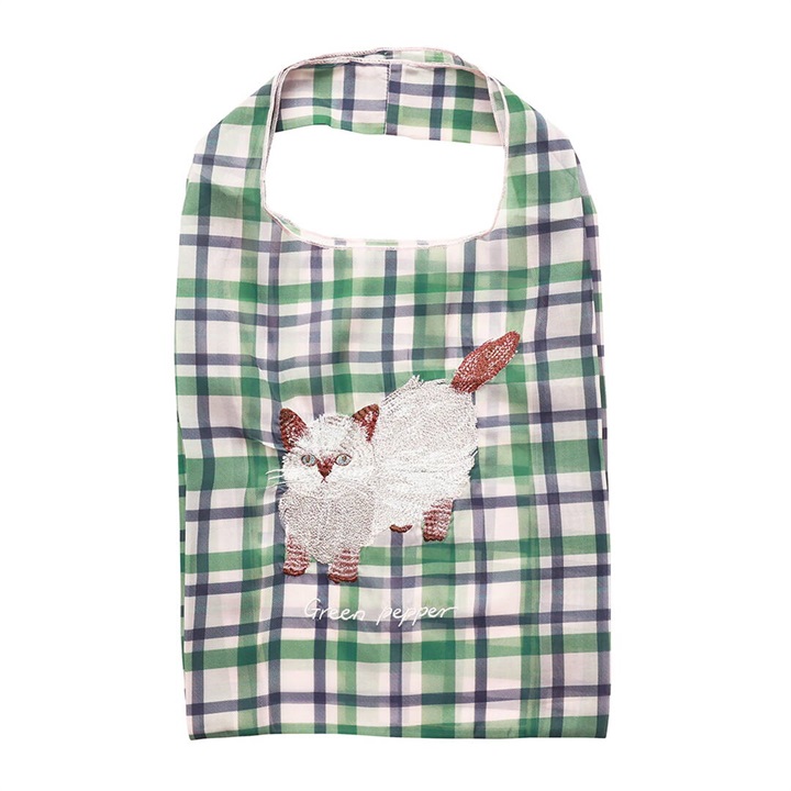 【松尾ミユキ】Sheer Bag check back トートバッグ