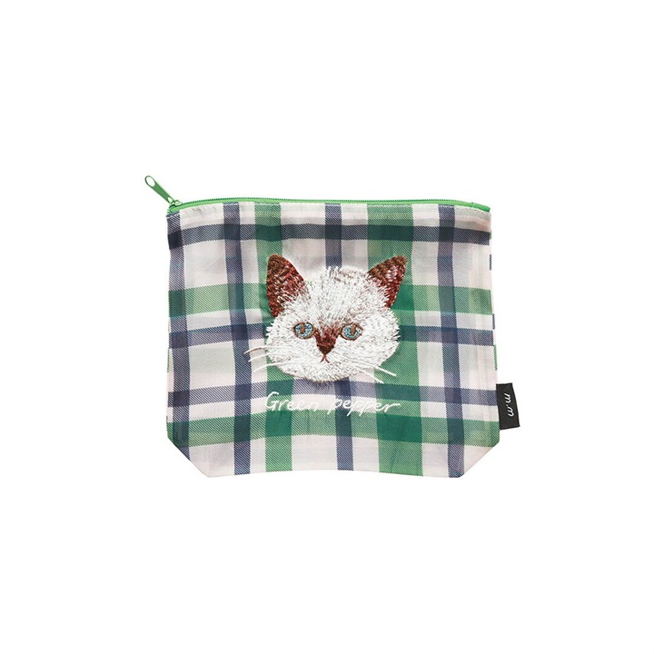 【松尾ミユキ】Sheer Pouch check back ポーチ