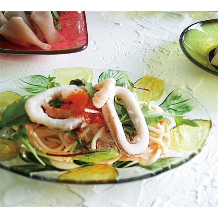 glaffe レモンリースプレート ラウンド 23cm