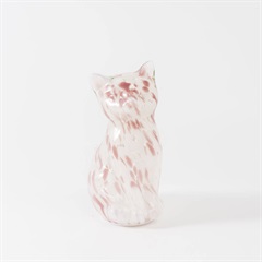 マーブルガラス LEDライト キャット(ピンク)