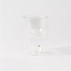 ダブルウォールグラス DOG&CAT(キャットホワイト)