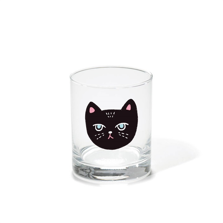 ENNUI GLASS 4CAT ガラスカップ(KURO)