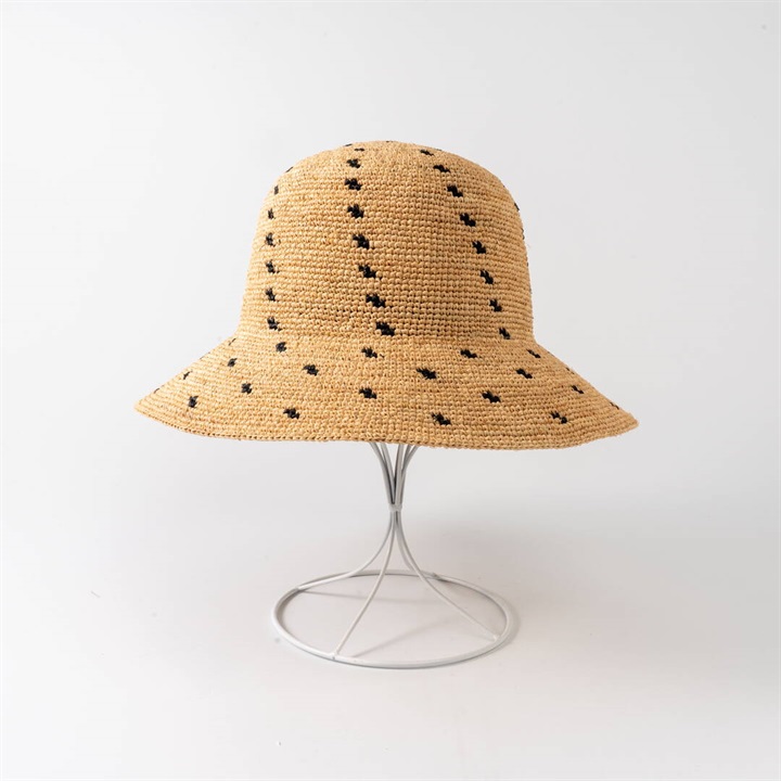 【CONTROL FREAK】ラフィアドットラインハット