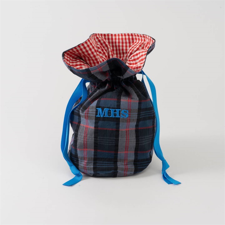 【Mima Hi Seven】播州織 わたがし巾着 BAG in bag てんとてん別注 ＜数量限定＞