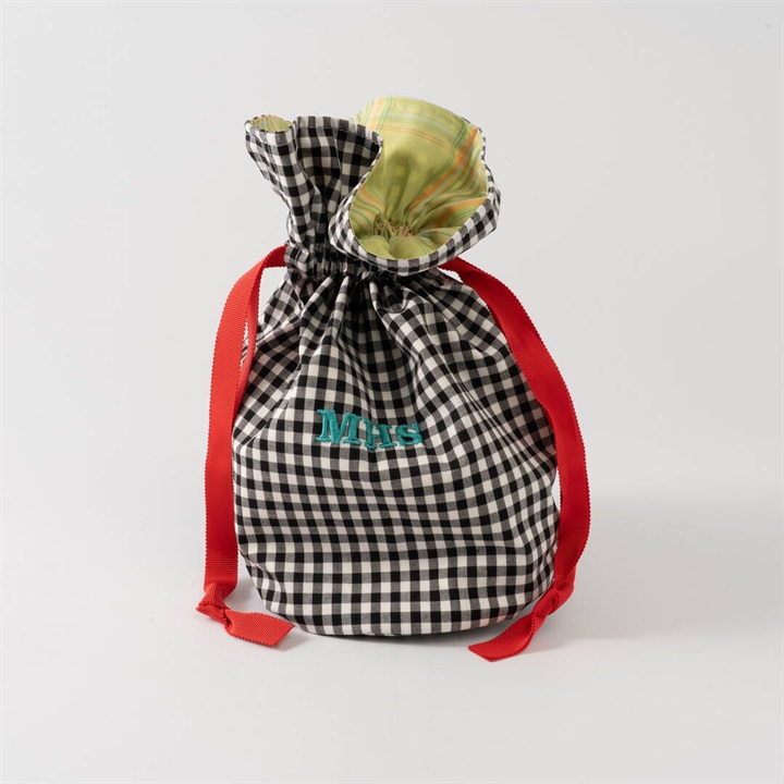 【Mima Hi Seven】播州織 わたがし巾着 BAG in bag てんとてん別注 ＜数量限定＞