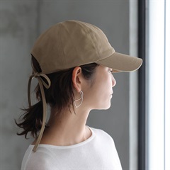 【shesay】大人のバックリボンキャップ(BE)