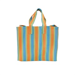 【shesay】サニーストライプのトートバッグ S(OR)
