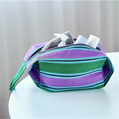 【shesay】サニーストライプのポーチ(PU)