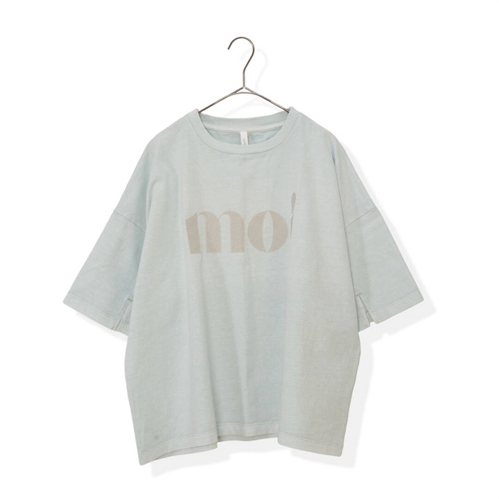 【Lupilien】ピグメント天竺袖スリット半袖Tシャツ