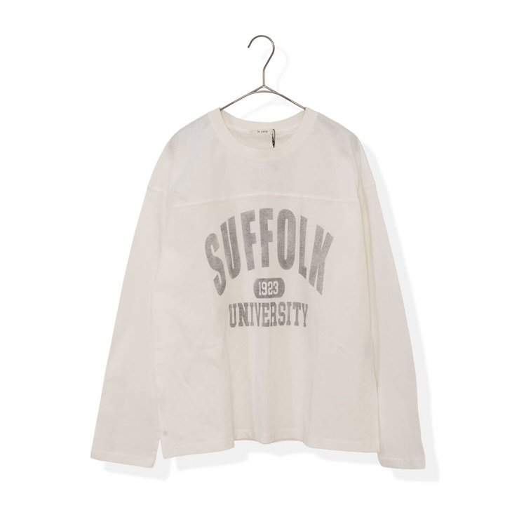 【le colis】ヴィンテージロゴPT フットボール 長袖カットソー