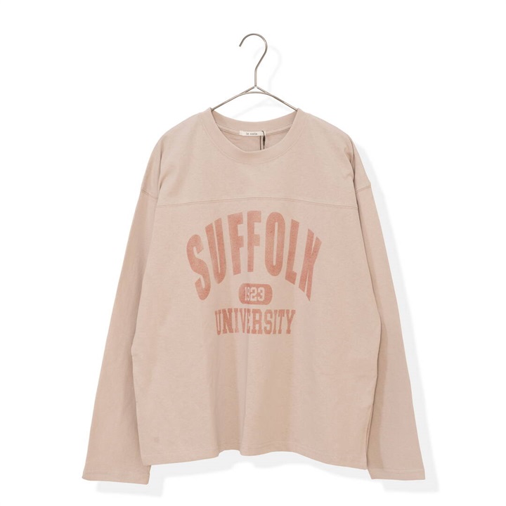 【le colis】ヴィンテージロゴPT フットボール 長袖カットソー