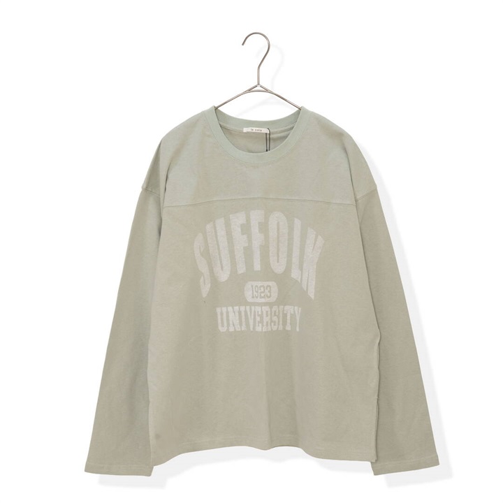 【le colis】ヴィンテージロゴPT フットボール 長袖カットソー