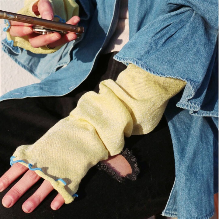 【KIVISDOU】ラメ糸使い スパークル UVアームカバー