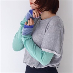 【KIVISDOU】バレリーナフリル UVアームカバー