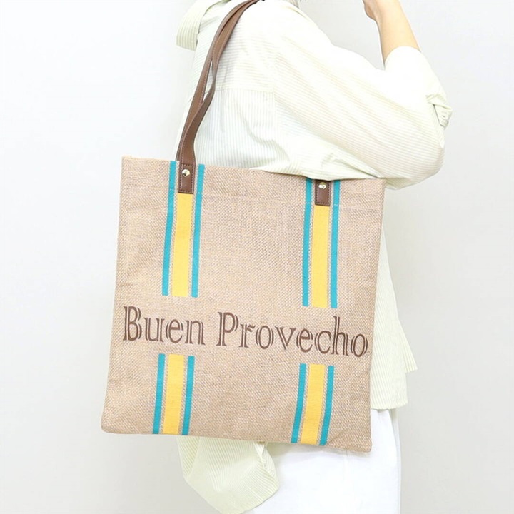 【cooco】世界のいただきます ロゴプリントバッグ