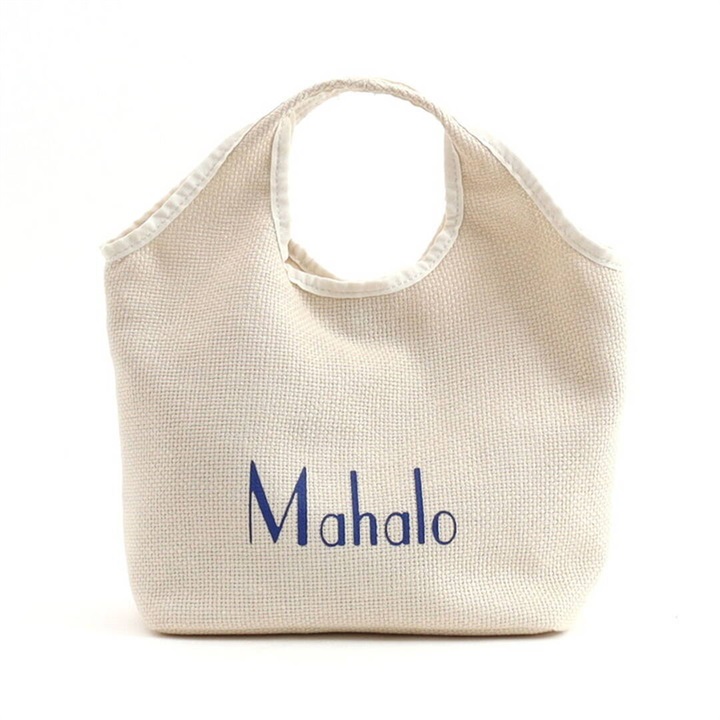 【cooco】世界のありがとう ロゴプリントバッグ