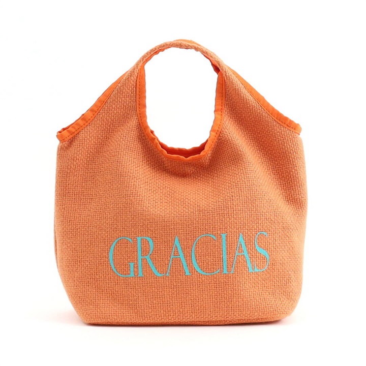 【cooco】世界のありがとう ロゴプリントバッグ