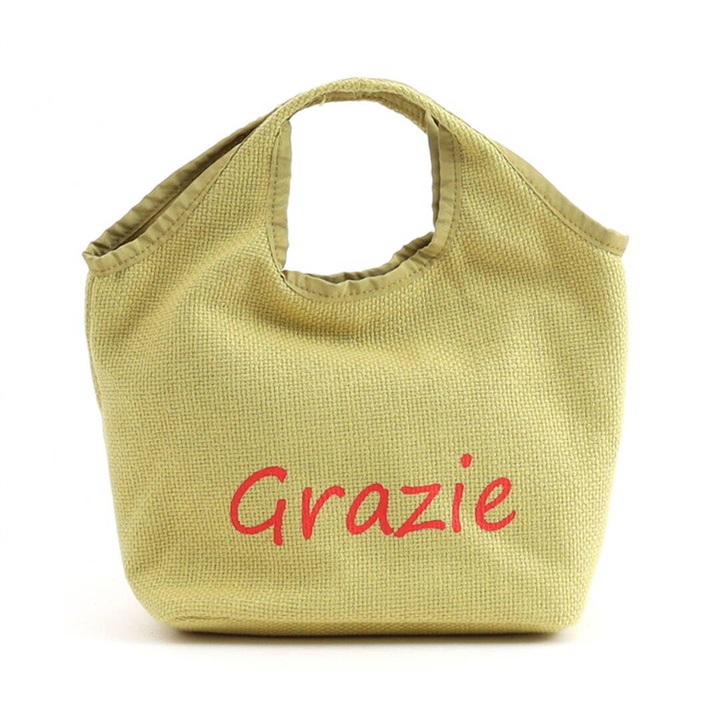 【cooco】世界のありがとう ロゴプリントバッグ