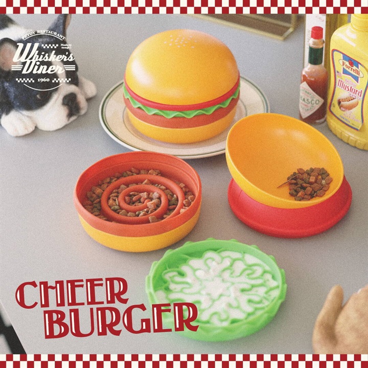 【PETOY】CHEER BURGER ペットトレー