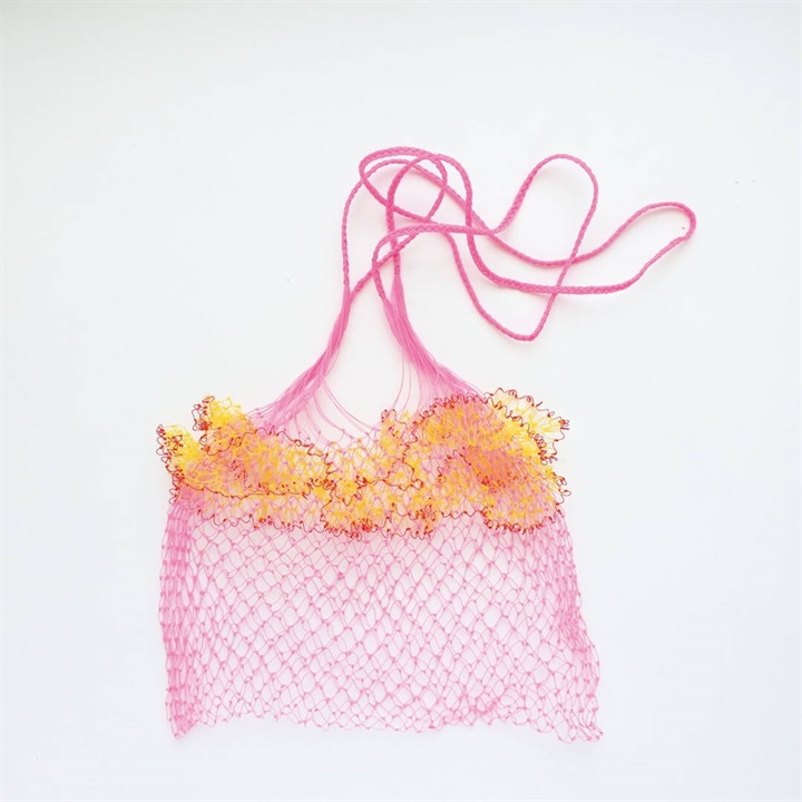 【yao】ネットショルダーバッグ Net bag M 95023(LPK×YE)