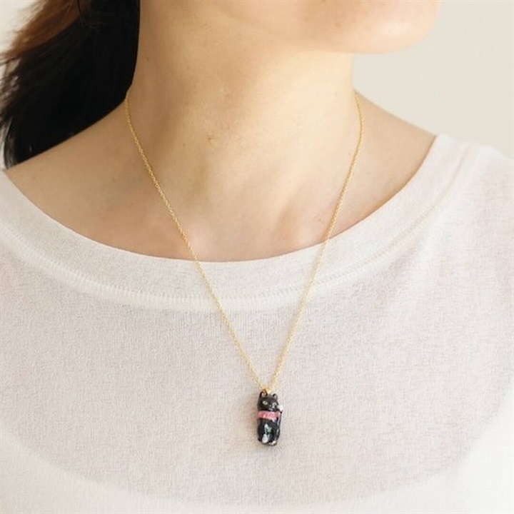 【Nathalie Lete】ネックレス ラッキーキャット Necklace Lucky cat