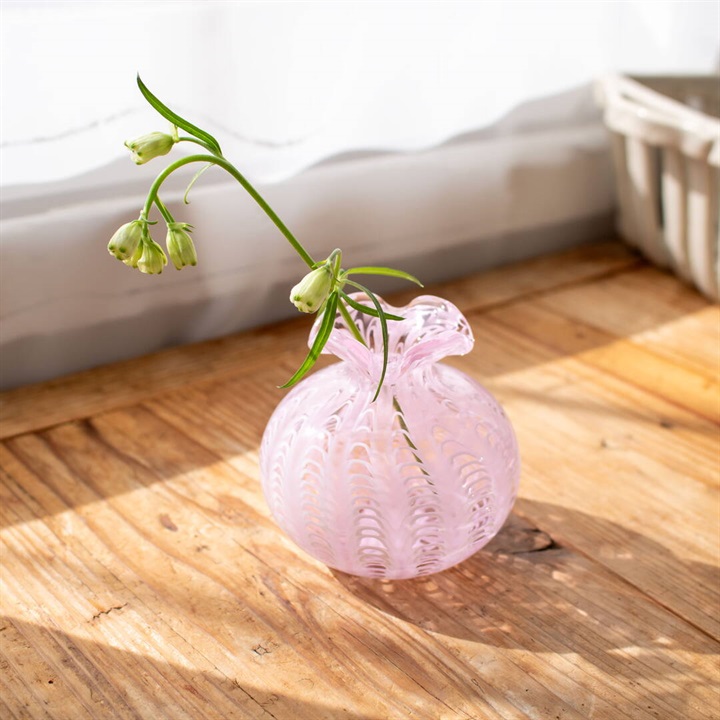 【artipur COTTAGE】手吹きガラスフラワーベース