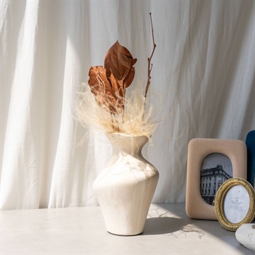 Scenery ストーンフラワーベース オスカー