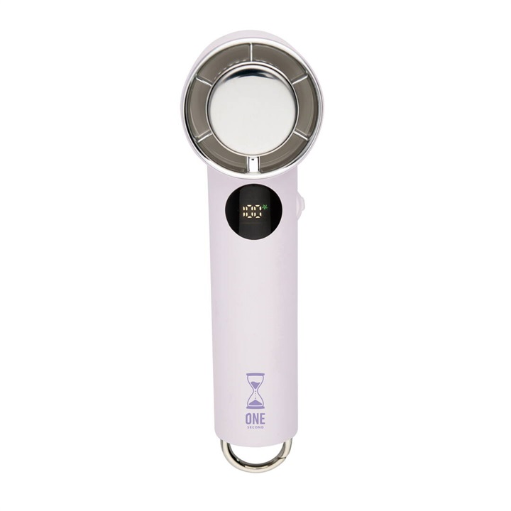 冷却プレートペルチェ式ハンディファン(パープル)