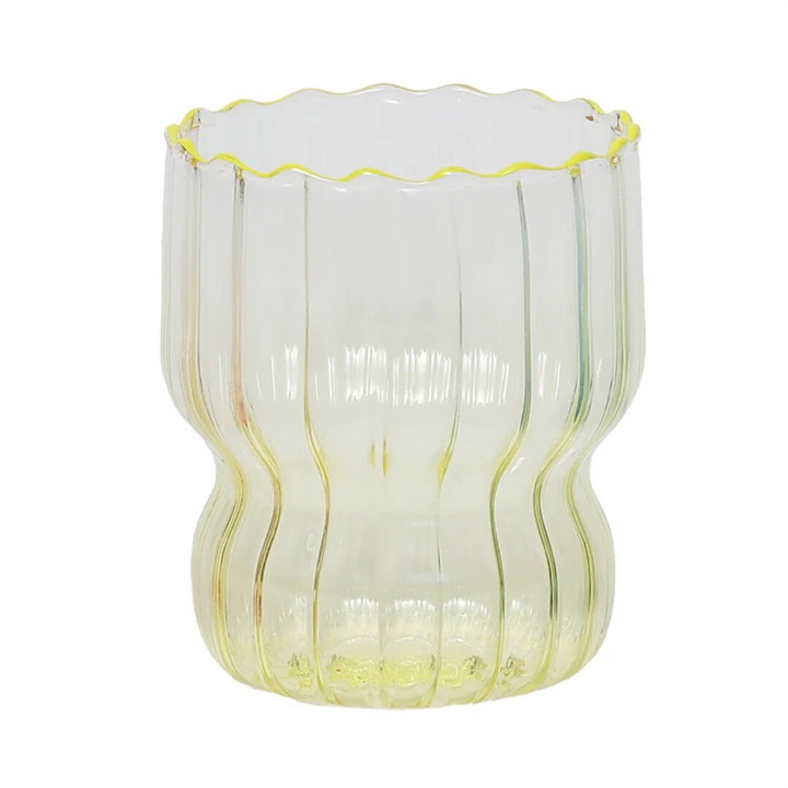 CHARMI グラデーションガラス スカラップスタッキンググラス 350ml