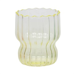 CHARMI グラデーションガラス スカラップスタッキンググラス 350ml(Sunny shower)