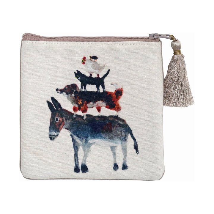 【アトリエKOTETSU】クッションポーチ S