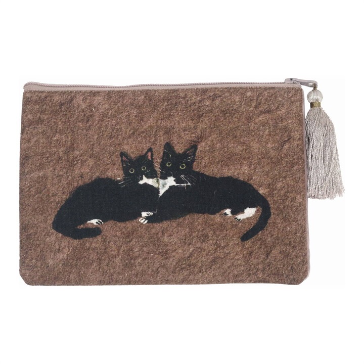 【アトリエKOTETSU】クッションポーチ L