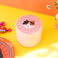 キャット アイアン ラウンドボックス