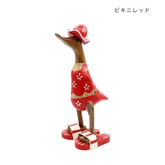 サマーダック オブジェ(ビキニレッド)