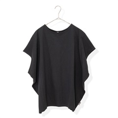 【Lupilien】半袖Tシャツ USAコットン 接触冷感(006BLACK)