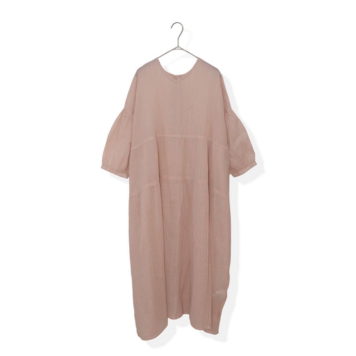【Lupilien】半袖ワンピース クラッシュボイル 前開き 2WAY