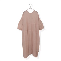 【Lupilien】半袖ワンピース クラッシュボイル 前開き 2WAY(254PINK)