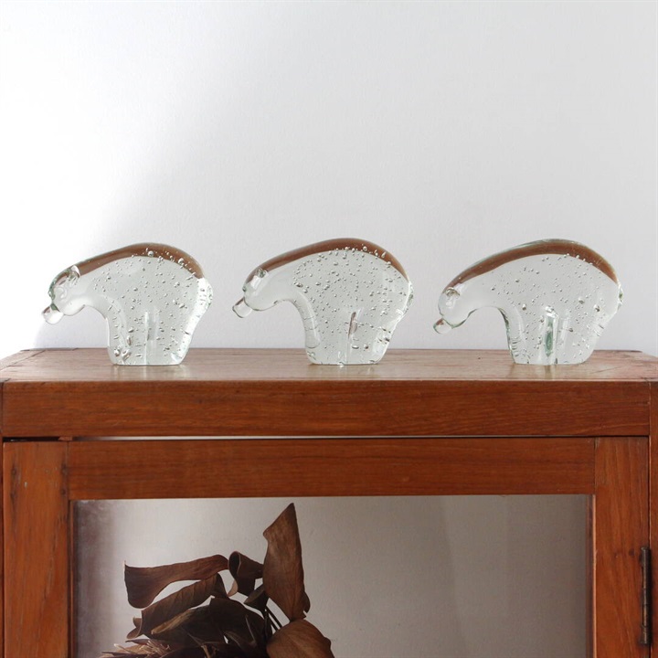 【DETAIL】GLASS OBJET ポーラーベア Small(ポーラーベア)