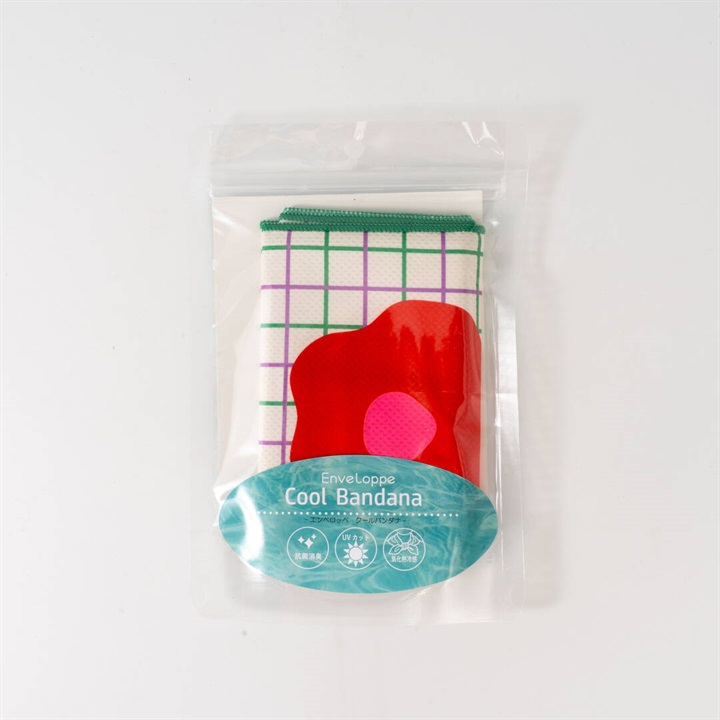 EnveLoppe クールバンダナ UVカット＆抗菌消臭