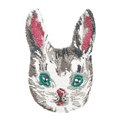 【Nathalie Lete】Multi mat ダイカットマット M(BLANCHE)