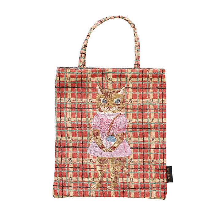 【Nathalie Lete】Mini Bag Check トートバッグ