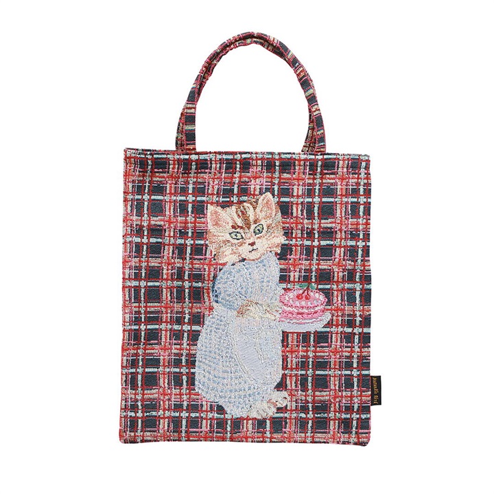 【Nathalie Lete】Mini Bag Check トートバッグ