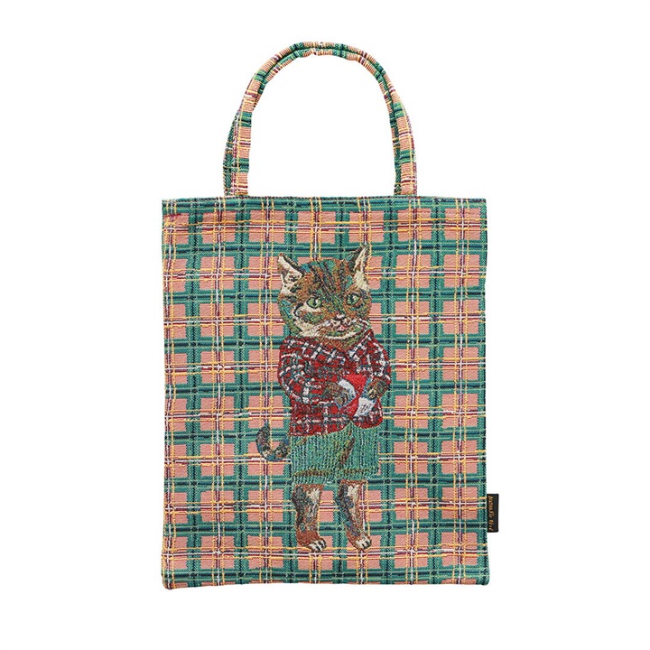【Nathalie Lete】Mini Bag Check トートバッグ