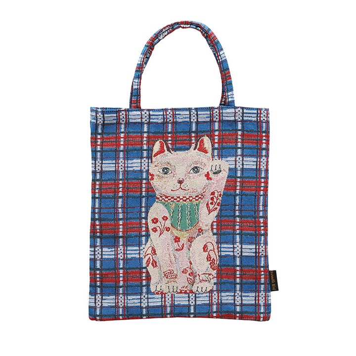 【Nathalie Lete】Mini Bag Check トートバッグ