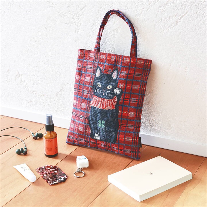 【Nathalie Lete】Mini Bag Check トートバッグ