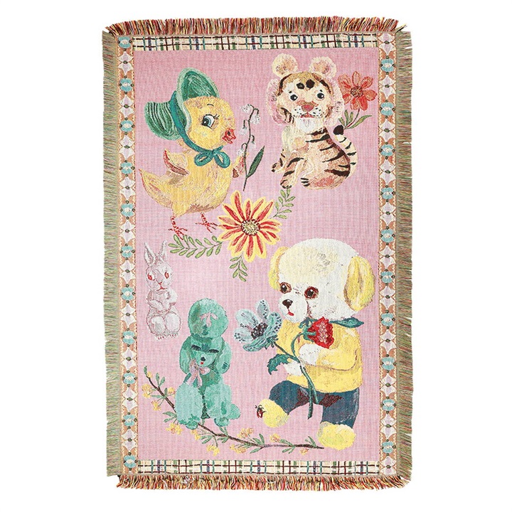 【Nathalie Lete】Tapestry Rug タペストリーラグ 143×90cm