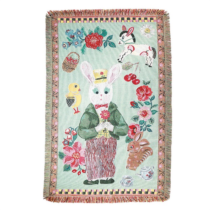 【Nathalie Lete】Tapestry Rug タペストリーラグ 143×90cm