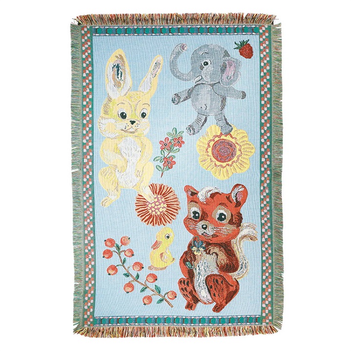 【Nathalie Lete】Tapestry Rug タペストリーラグ 143×90cm
